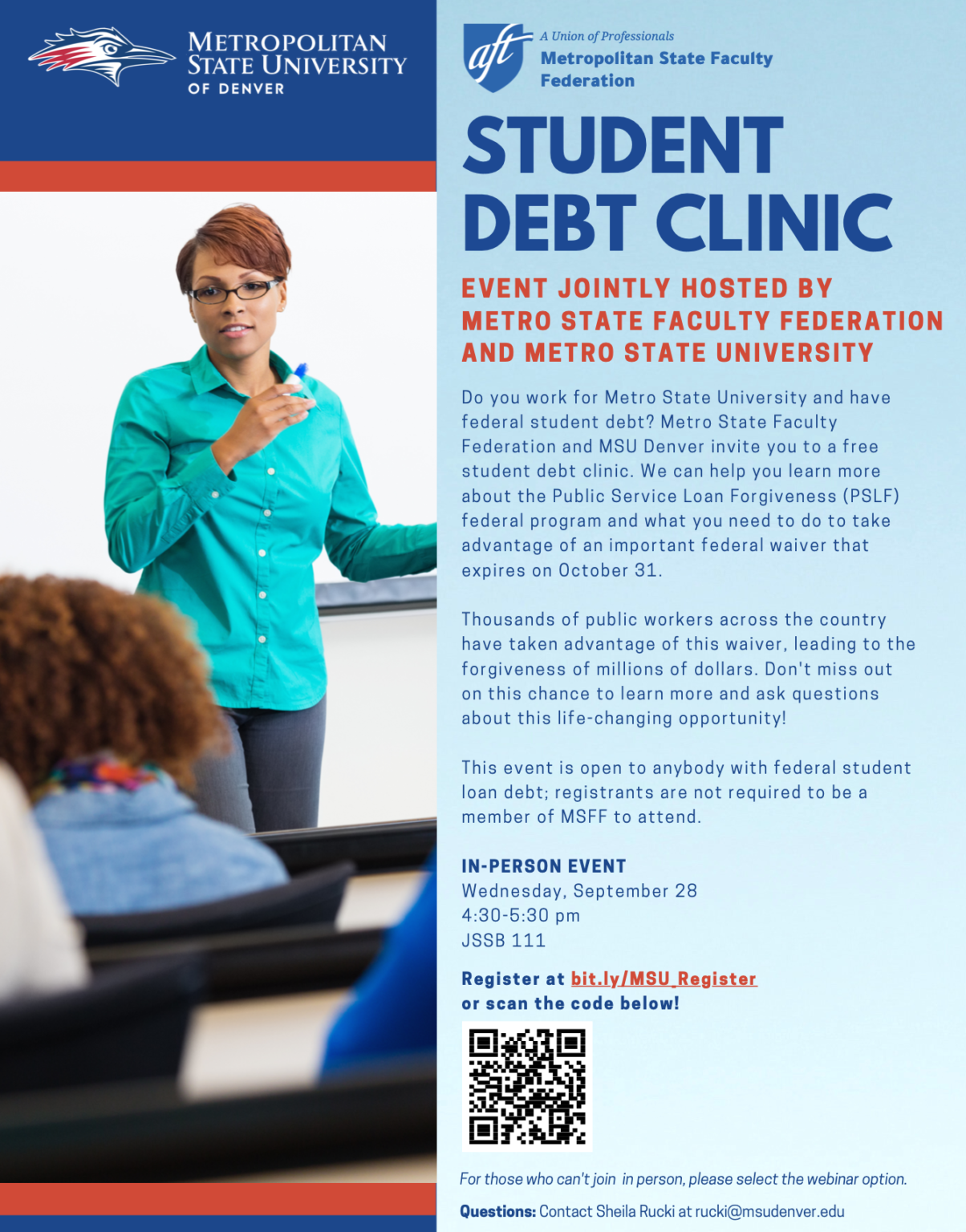 Student Loan MSU Denver Faculty Federation